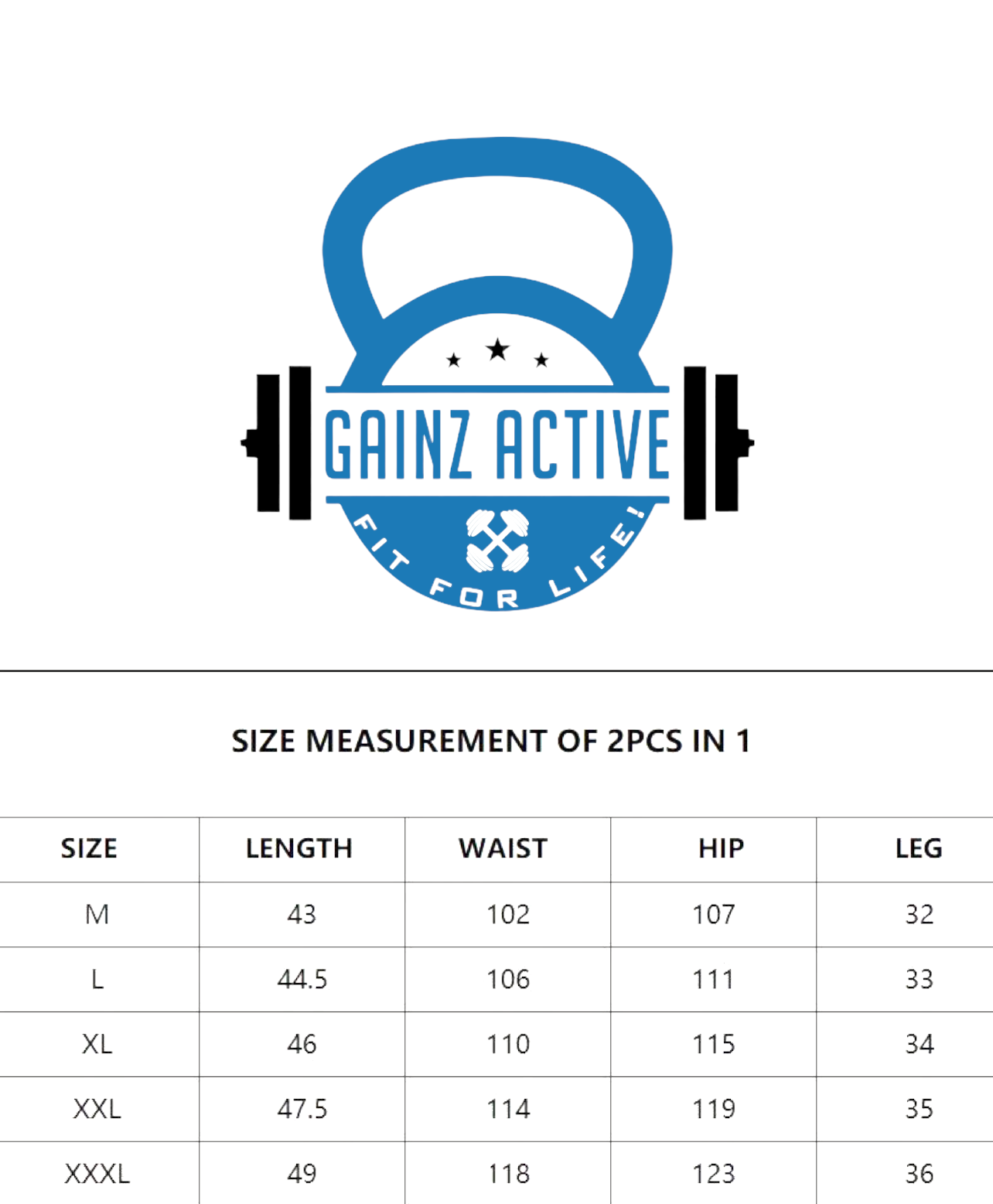 Gainz 2 in 1 Active Shorts